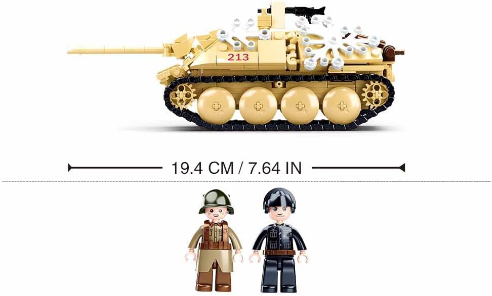 WWII Desert Ambush Tank + 2 Soldiers