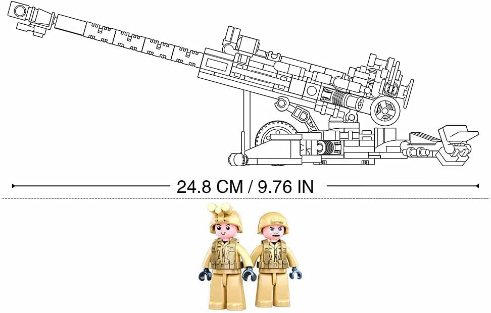 Modern Heavy Field Cannon + 2 Soldiers