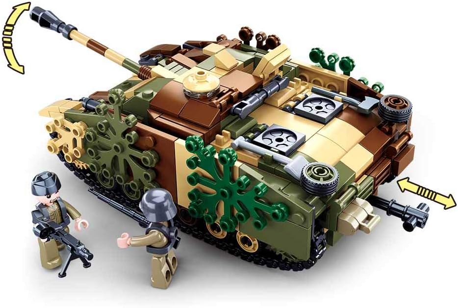 WWII German Assault Tank + 3 Soldiers