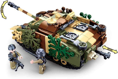 WWII German Assault Tank + 3 Soldiers