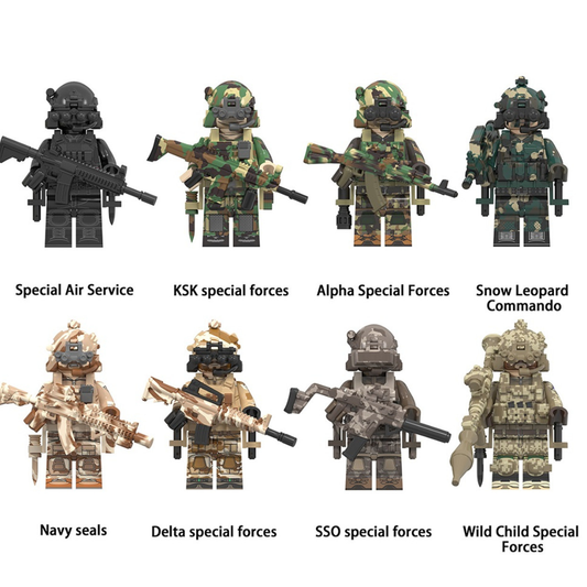 Special Forces Army Commandos Variations Custom Mini figures